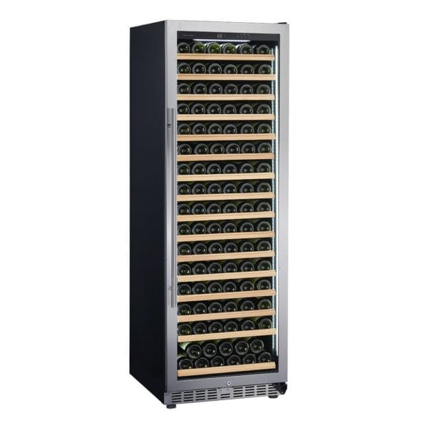 Volnay, wine cooler, wine fridge, wine cabinet Option 2 - Glass Door Stainless Steel Door Frame